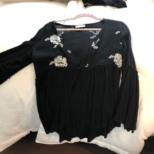 Bohemian shawl top -never worn